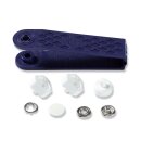 NF-Druckkn&ouml;pfe/ Jersey/ Kappe lackiert/ wei&szlig;/ 12 mm