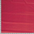 Baumwollpopelin Herzchen klein rot