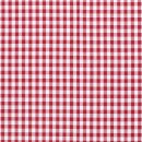 Baumwoll - Stoff Karo mittel rot