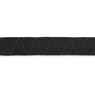 Breit-Elastic/ schwarz/ 25 mm