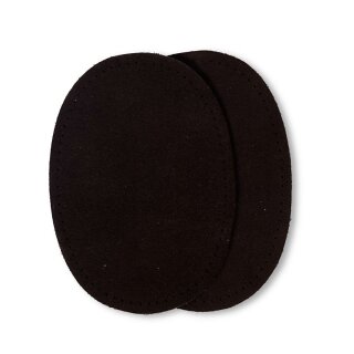 Patches Veloursleder/ braun