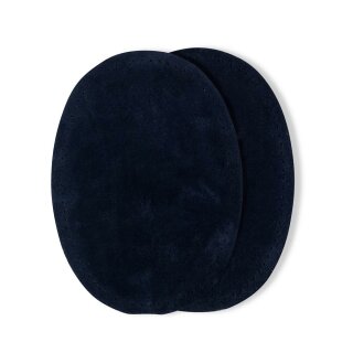 Patches Velourslederimitat/ marine