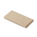 Flickstoff Baumwolle/ beige/ 45 x 12 cm