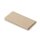 Flickstoff Baumwolle/ beige/ 45 x 12 cm