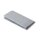 Flickstoff Baumwolle/ hellgrau/ 45 x 15 cm