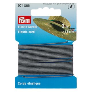 Elastic-Kordel/ grau/ 1,5 mm