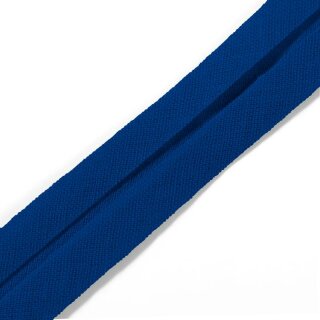 Schr&auml;gband/ Baumwolle/ 20 mm/ blau