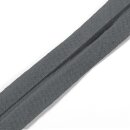 Prym Baumwoll-Schrägband, Breite 20 mm/ grau