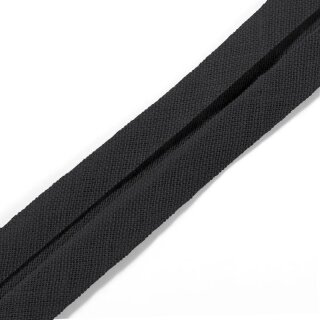 Prym Baumwoll-Schr&auml;gband Coupon 3,5 m, Breite 20 mm / anthrazit