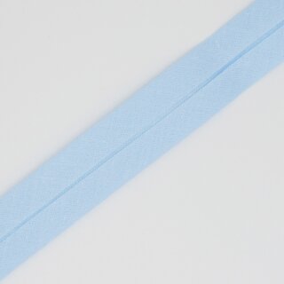 Prym Baumwoll-Schr&auml;gband Coupon 3,5 m, Breite 20 mm / hellblau