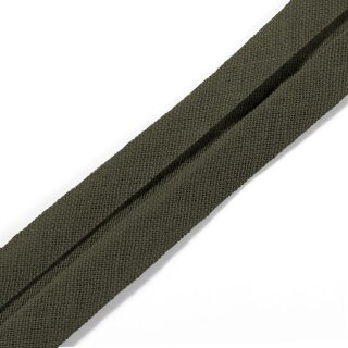 Prym Baumwoll-Schr&auml;gband, Breite 20 mm / khaki