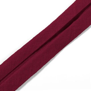 Prym Baumwoll-Schrägband Coupon 3,5 m, Breite 20 mm / bordeaux