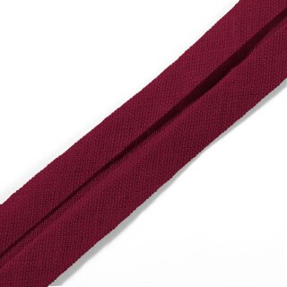 Prym Baumwoll-Schrägband, Breite 20 mm / bordeaux