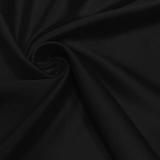 Stretch Satin - Stoff schwarz